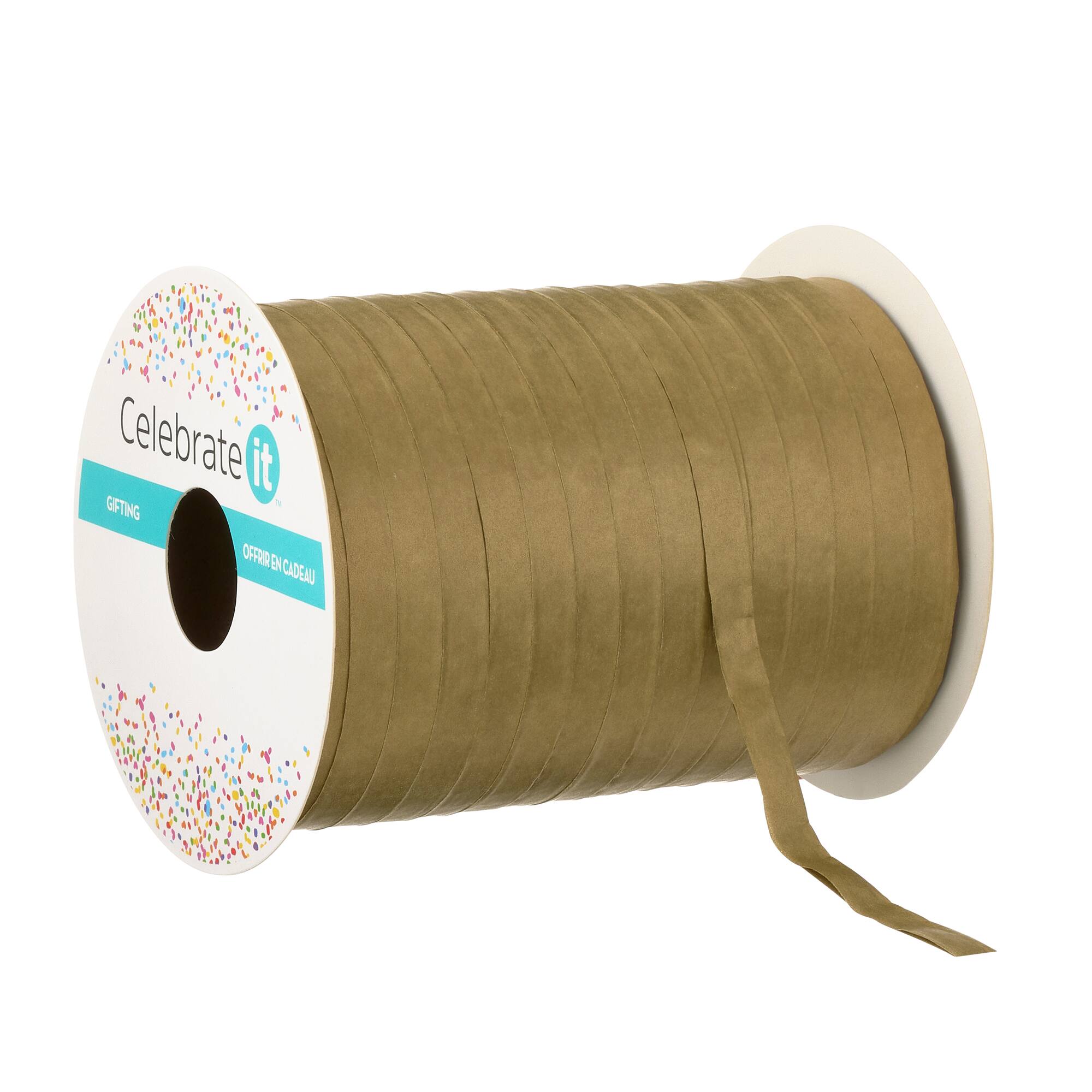 75yd. Gold Metallic Raffia Ribbon By Celebrate It™